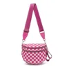 Rose Red Checkerboard