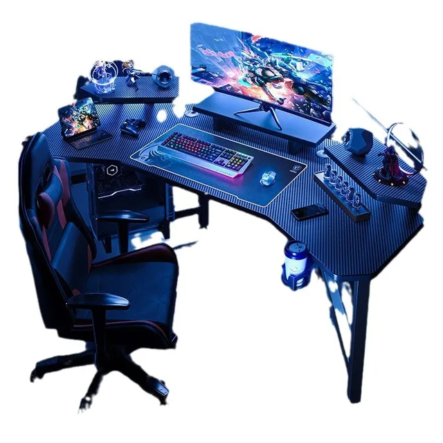 mesa gamer Airplane e-sports table Desktop computer table and chair set home bedroom network celebrity live game table