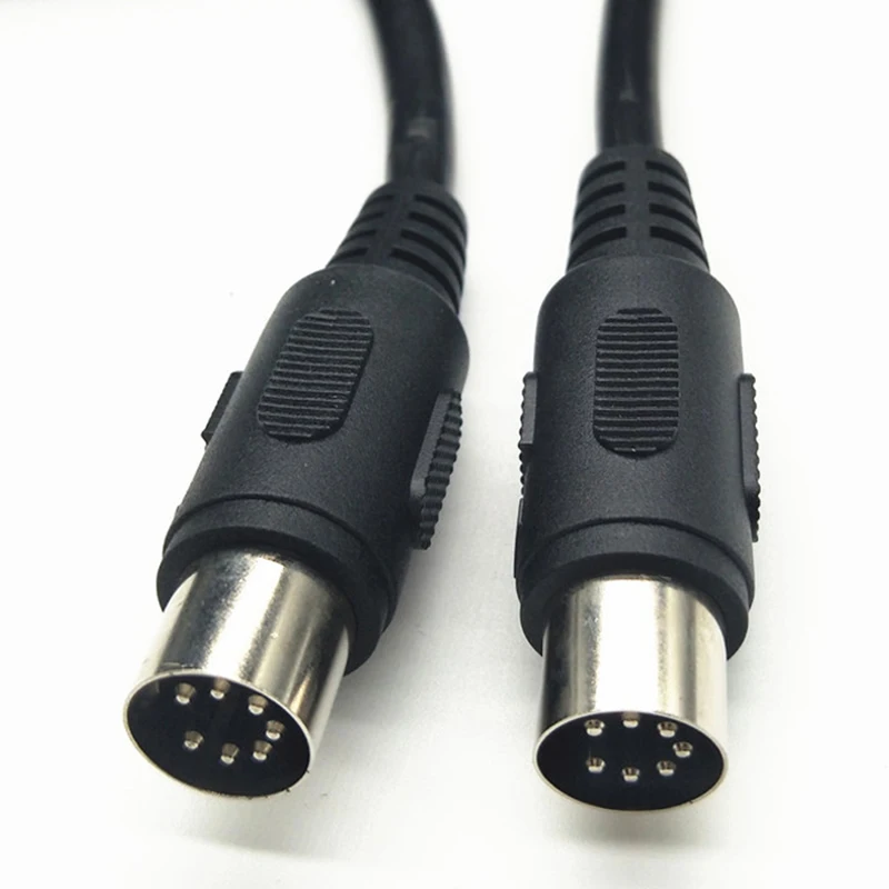 7 Pin Large Din Cable for Audio 7 Pin Din Female Male Customize Midi Cable for Jvc Home Theater Subwoofer
