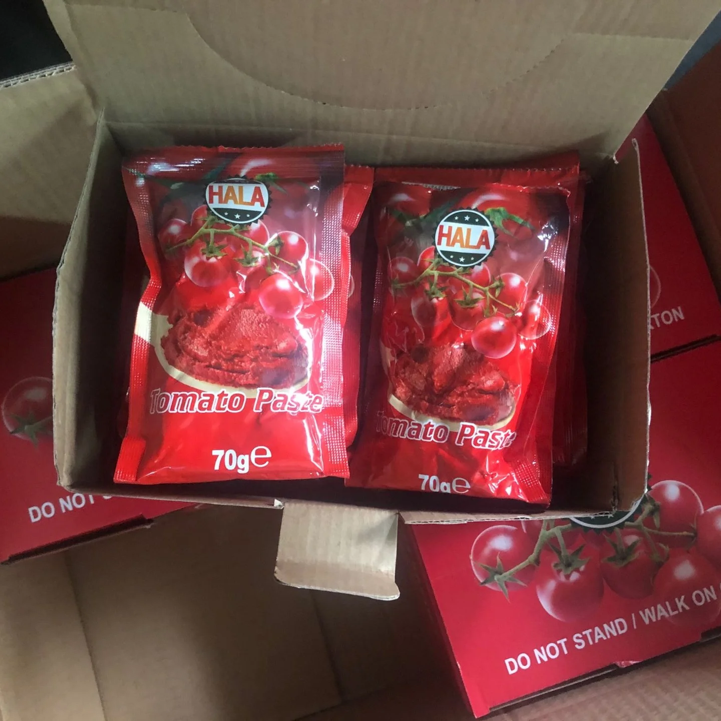 50g 56g Sachet Tomato Paste From Factory With Cheap Price No Additive