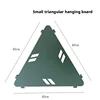 Petite assiette triangulaire noire