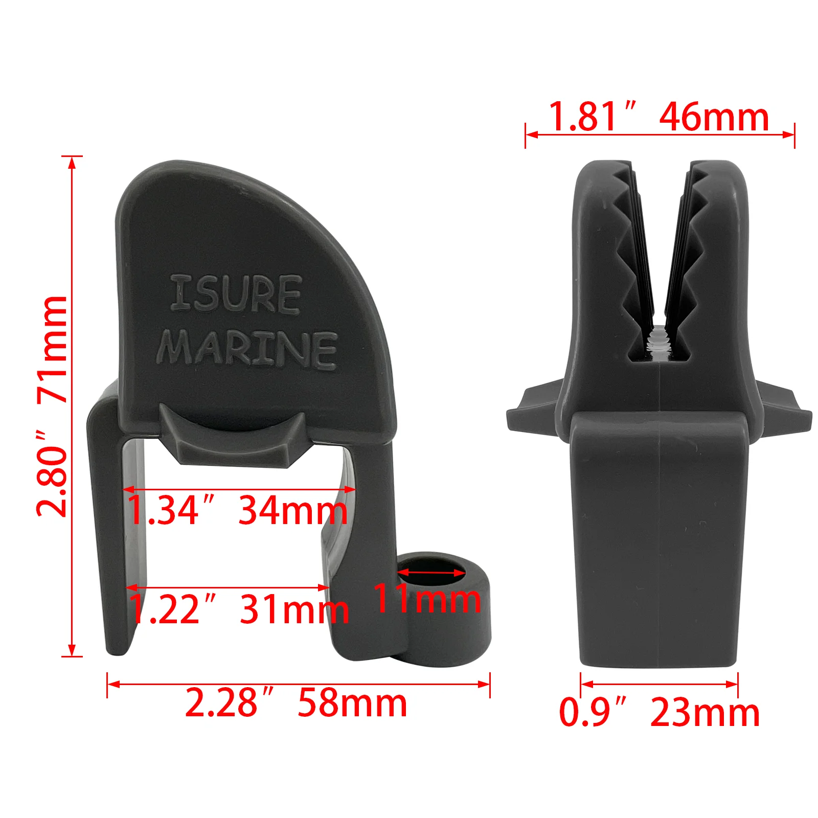 Pontoon Boat Fender Clips,Adjustable Rail Fender Hanger/holders For