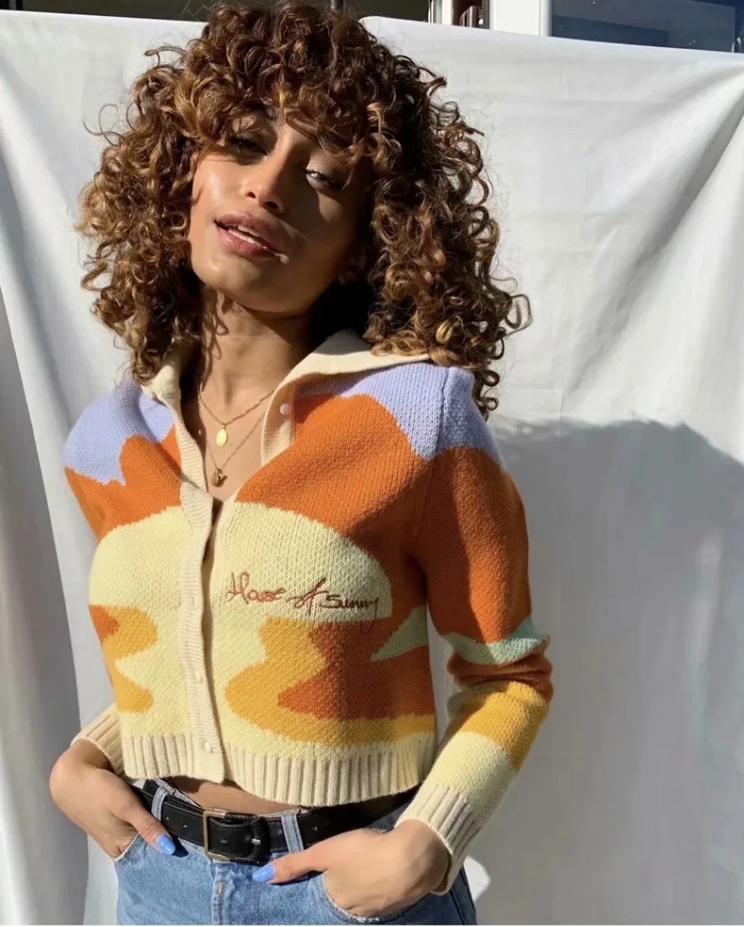 China New Fashion Designer Multi Color Pattern Cardigan Ladies Harajuku Seutere Jacquard Tapestry Custom Knitted Sweater.jpg