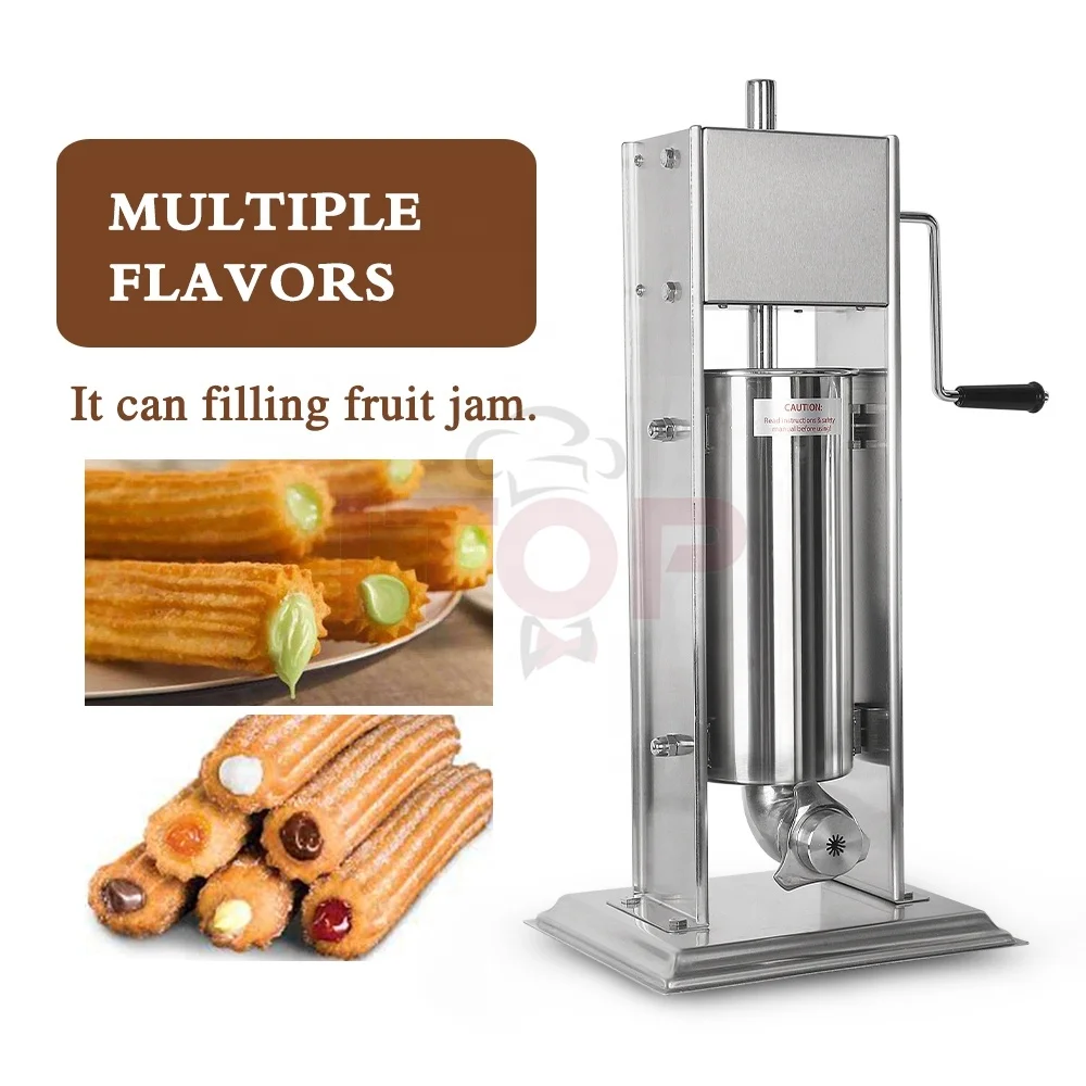 Manual Vertical Latin Fruit Machine Churros Making Commercial