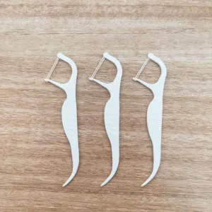 Daily Care Extra Strong Floss Thread Dental Toothpick Dentist Recommend Teeth Clean Flosser with Pick End