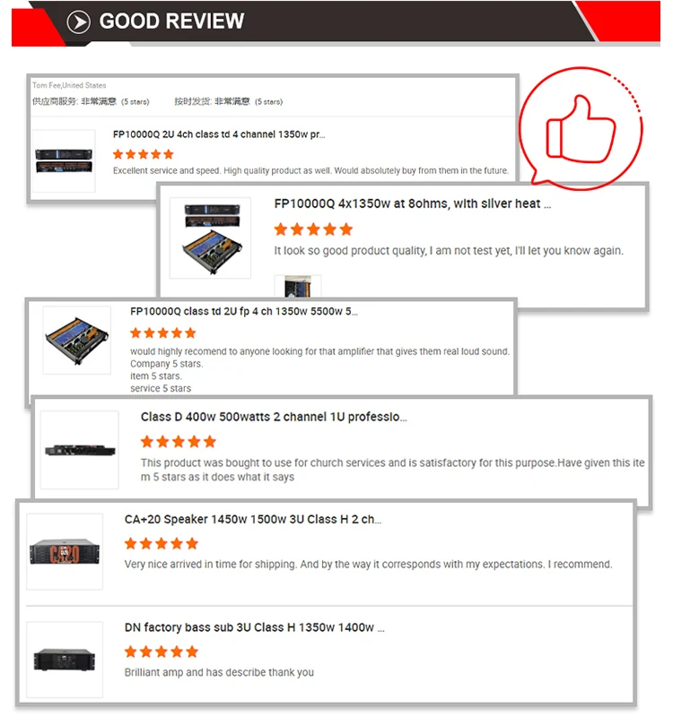 Best Price Of New 8 Stereo 3200w 1000 Damping Factor 2 Channel