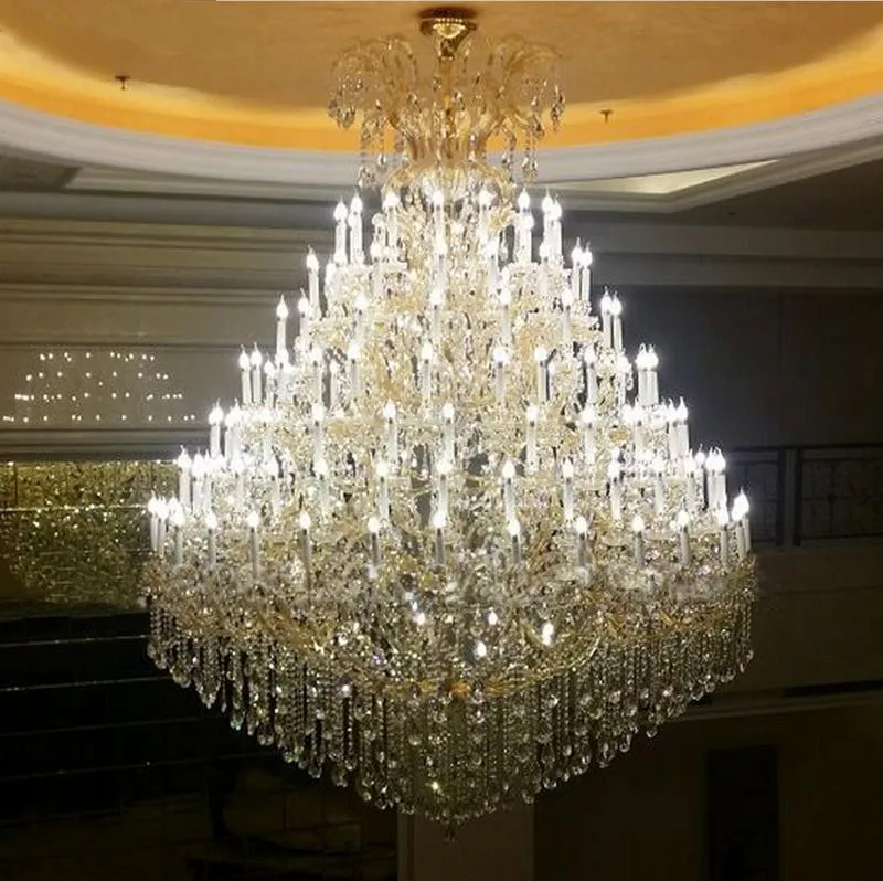 MEEROSEE 2021 Room Lights Big Project Asfour Crystal Chandelier Lighting MD87087