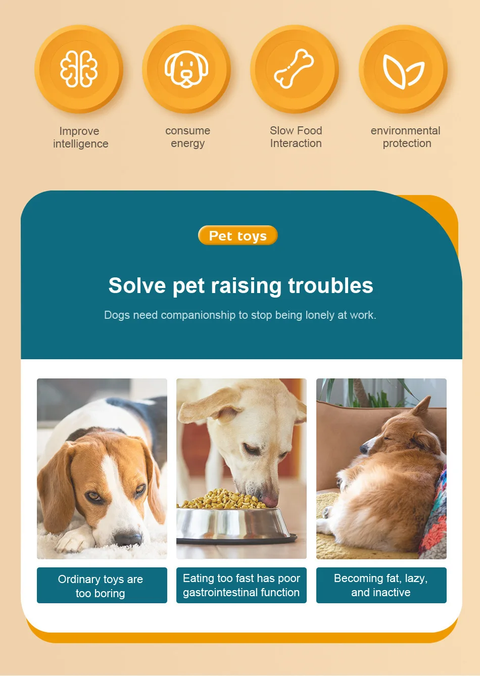 Pet Toys New Rotary Feeding Toys Slow Food Bowl Dog Rotary Table Gnawing Resistance Training Puzzle Dog Toys factory
