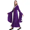 Purple [skirt with tie-up details]