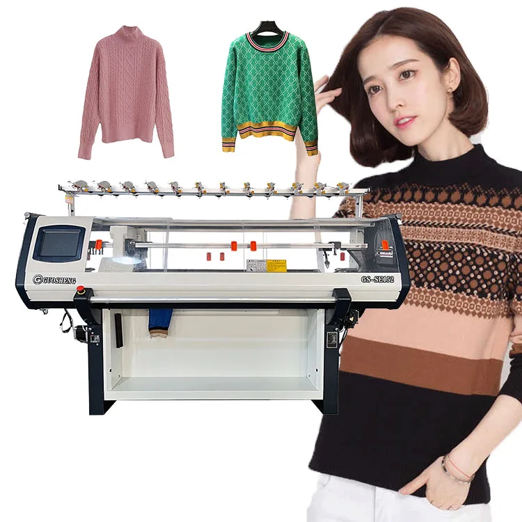Industrial Single System Computerized Jacquard Sweater Flat Knitting