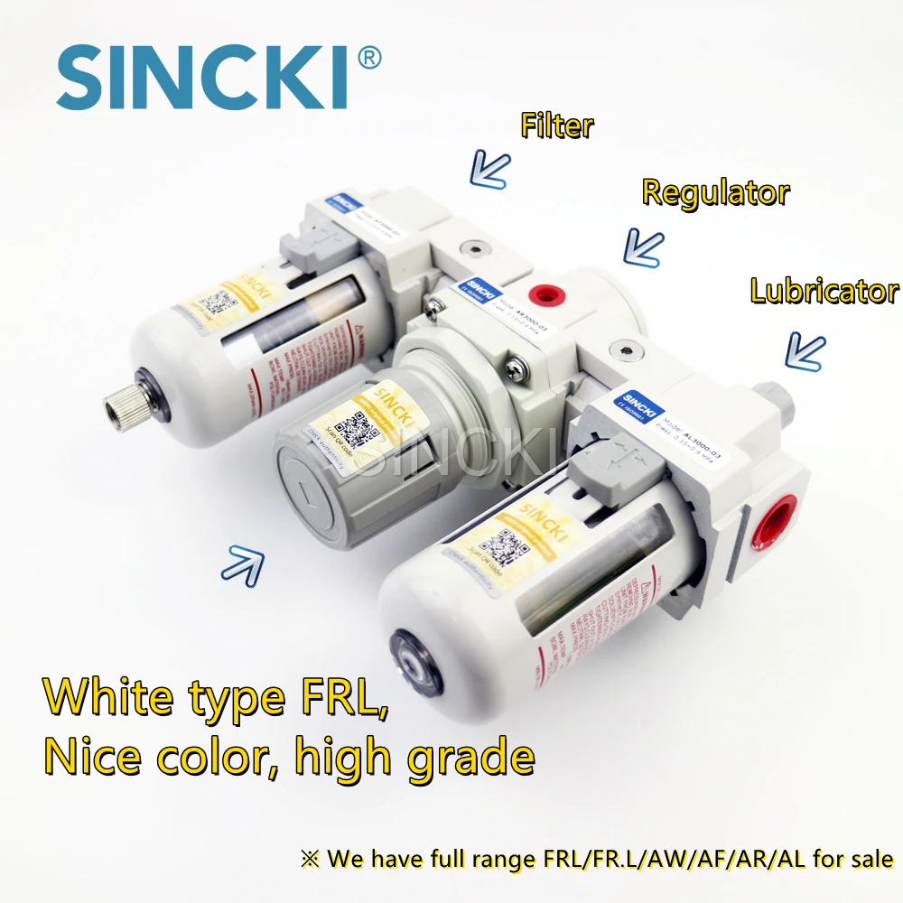 Smc Type Ac2000-02 Ac3000-03 Series Air Filter Combination / Frl Unit ...