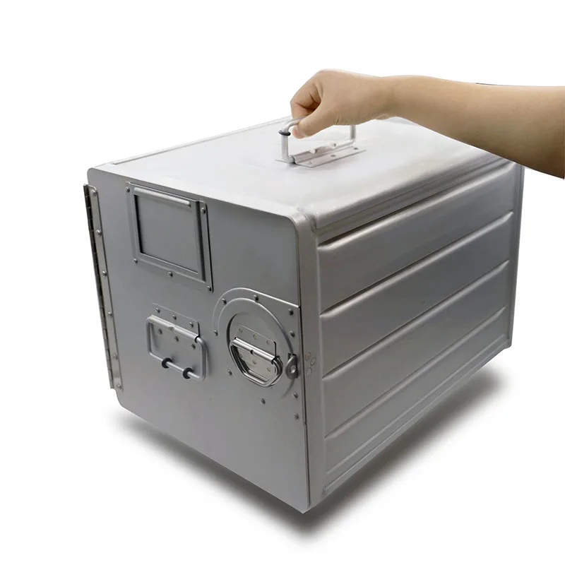 Caisse En Aluminium Atlas - Type Box Catering De Collection - 46x20x20 Cm, 15-20 L