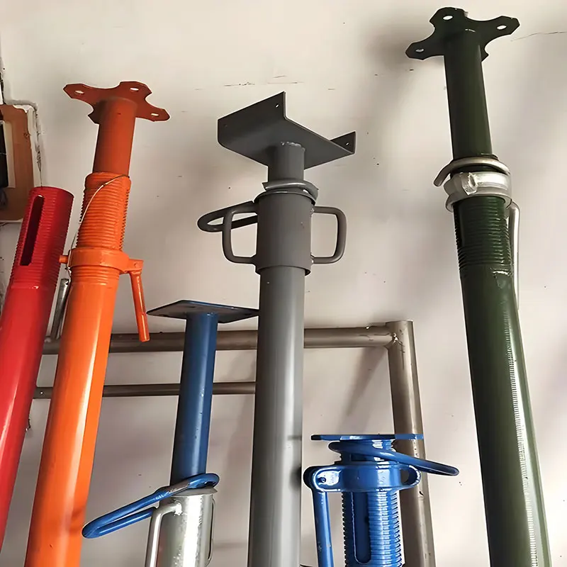 Adjustable Galvanized Steel Props for Scaffolding Construction-Suitable for Diverse Building Projects.Customization Available.