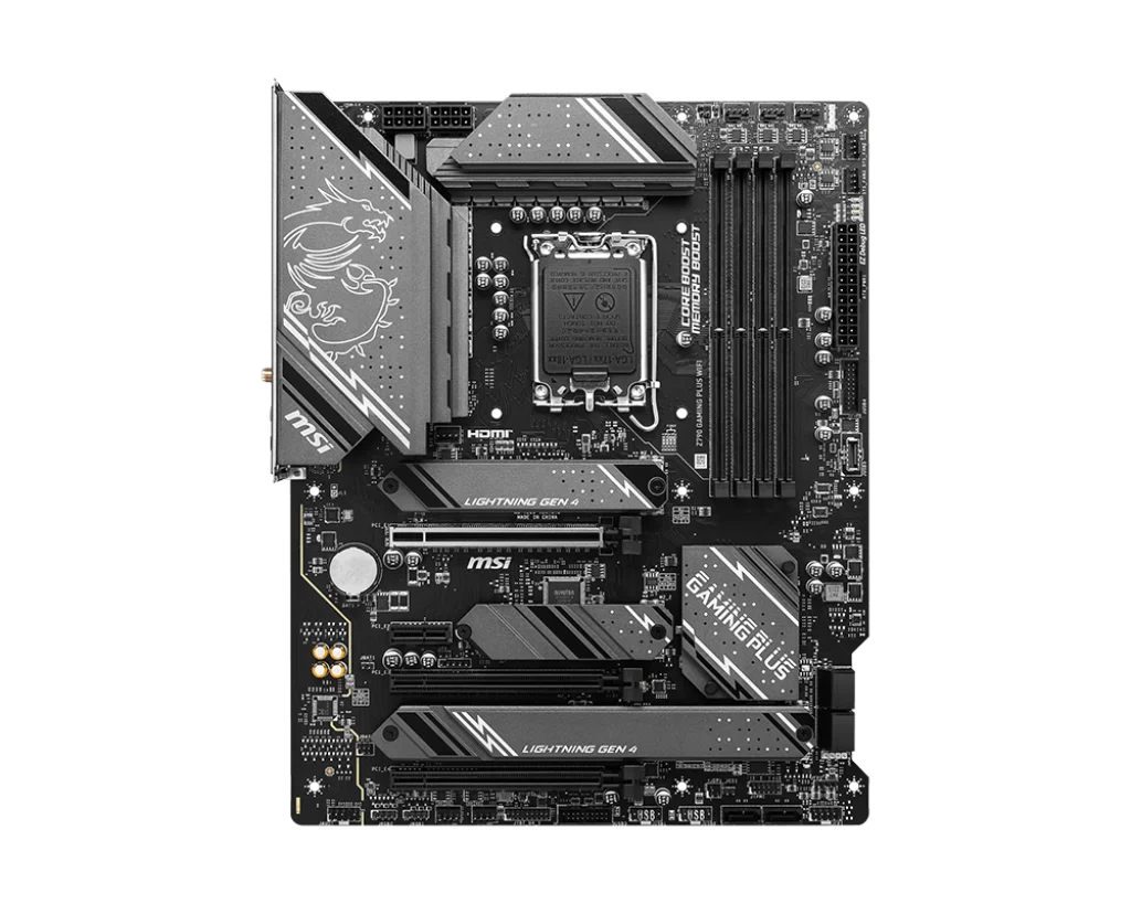 Z790 Gaming Plus DDR5 motherboard with Wi-Fi, Intel LGA1700 96GB ATX motherboard.