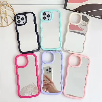 NEW Trendy Mobile Phone Mirror Case for Samsung Galaxy S24 S23 Ultra Sublimation Phone Case for Galaxy S22 S21 Print Logo
