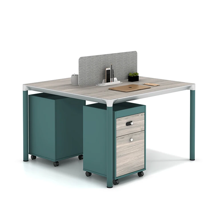 Professional Supply Office Desk 2 Person Anti-Spray Office Workstation