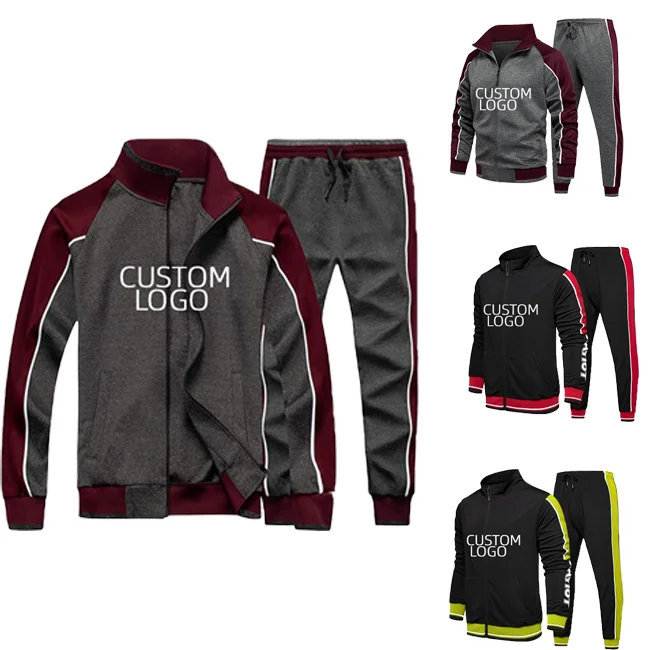 High Quality Tracksuits For Men Training&jogging Wear Plain Custom