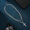 Silver Cross Necklace - 6