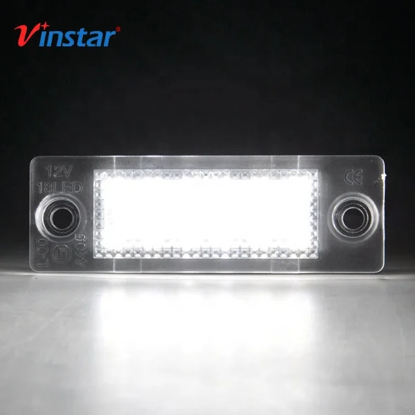 Vinstar Canbus Error Free 12V LED License Number Register Plate Lamp for Volkswagen Caddy Golf Jetta Passat Touran Transporter