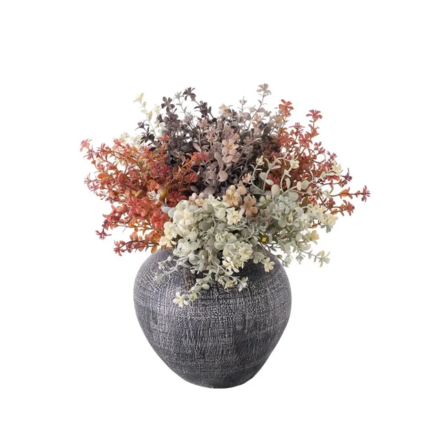Yumei 38cm Wild Grass Bunch INS Wind Artificial Flower Factory Cross-Border Wedding Wholesale Fake Dried Flowers Home Party