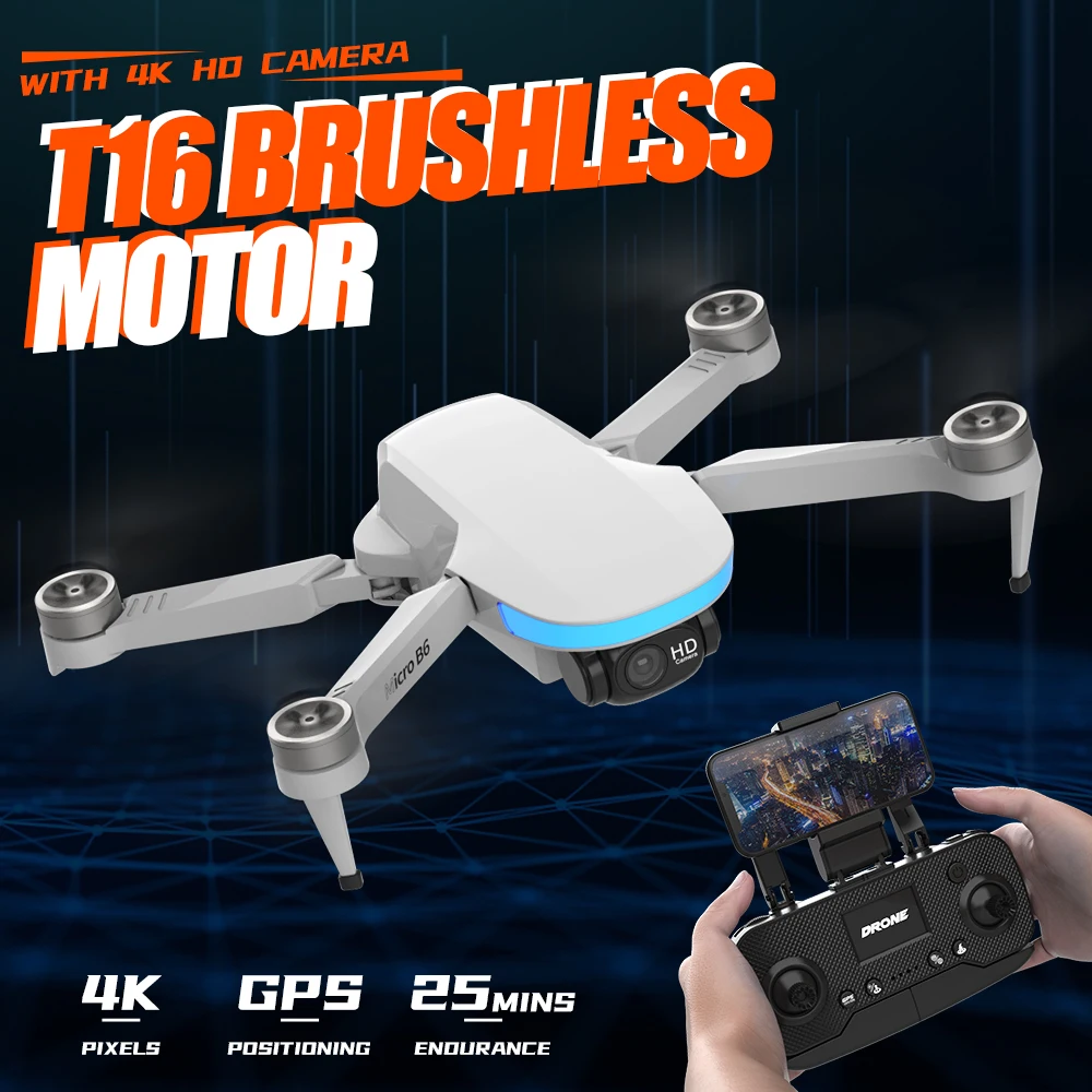 Flytec T16 25mins Long Time Flying 5G 1.5KM Range Professional 4K HD Camera RC GPS RC Drone With Brushless Motor Adult