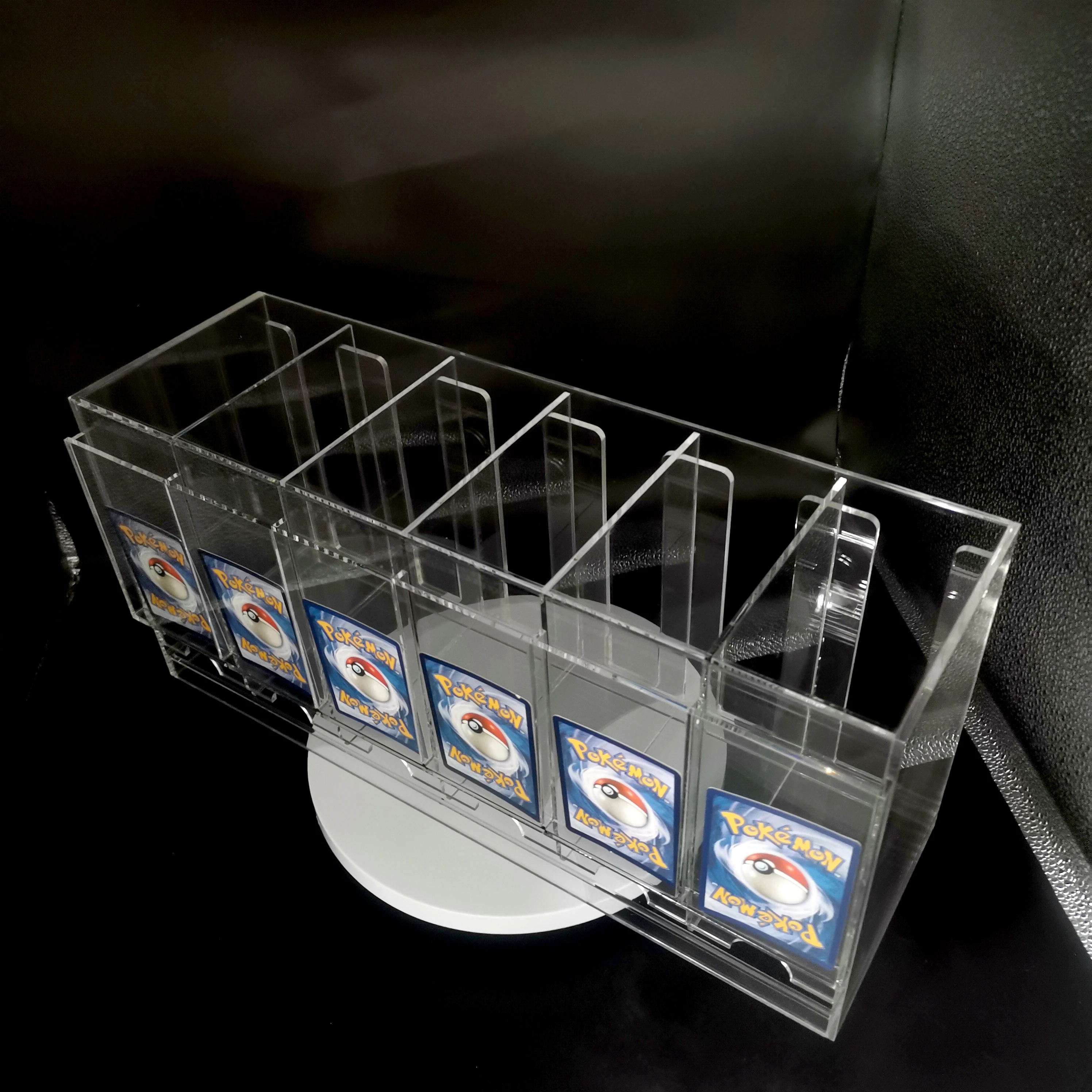 pokemon booster pack dispenser Acrylic Case Dispenser for Booster Packs [6 slots] – Gemloader
