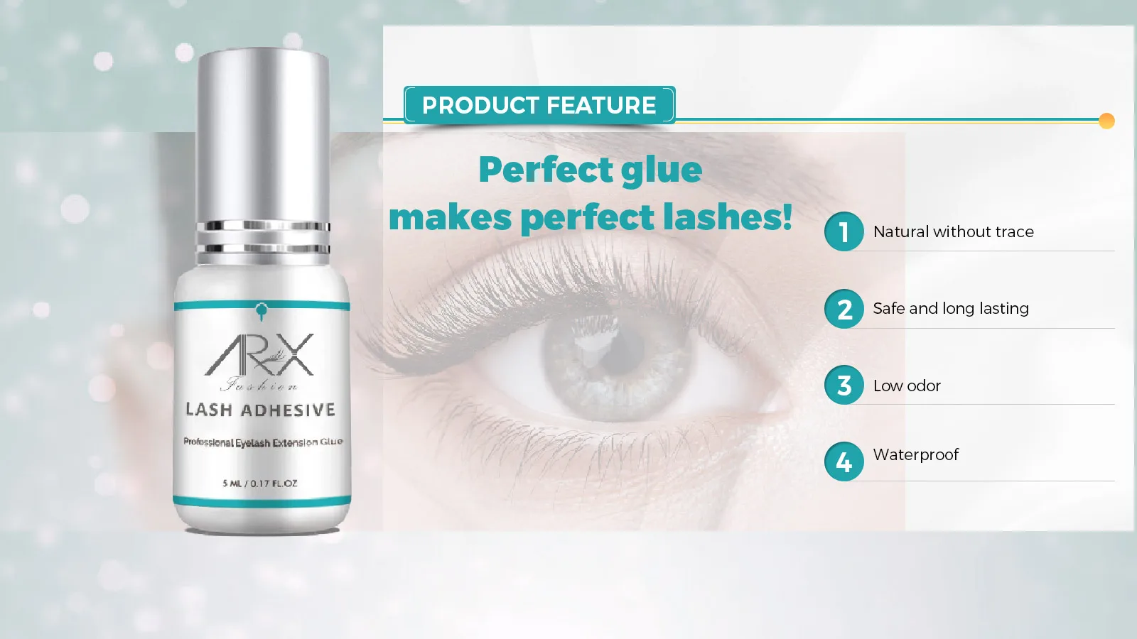 Colle Professionnelle Neicha Pour Extensions De Cils - Effet Volume, Séchage Rapide, Sans Latex - Fabriqué En Corée