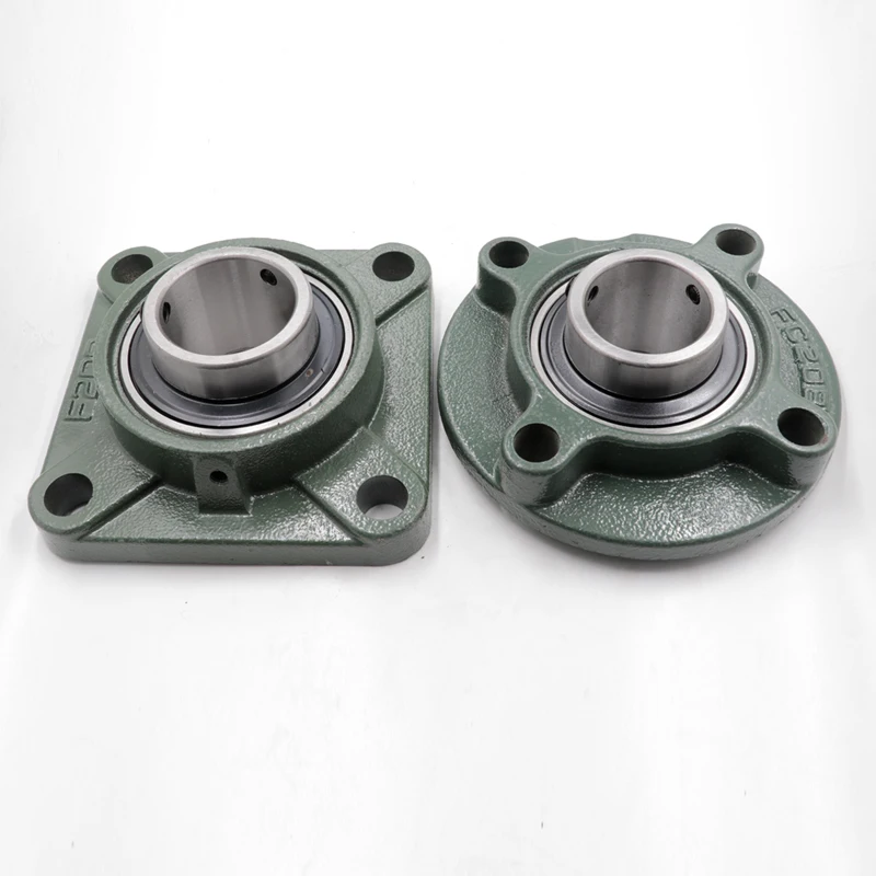 40mm Bore High Quality UCFC208 Cast Iron 4-Bolt Round Flange FC208 ...