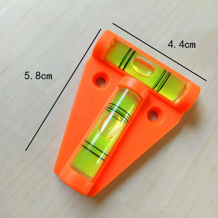 New Mini T-Type Spirit Level Kit T-Scope Triangle Bullseye Bubble Level, Horizontal Mini Level for Accurate Measurement Tools
