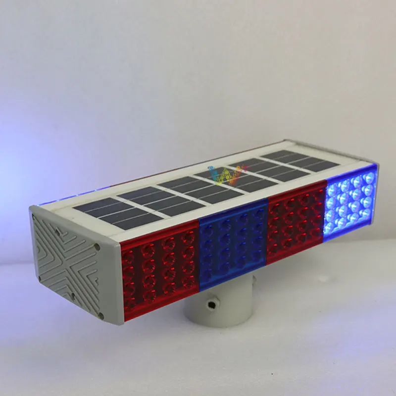 Китайский поставщик, заводской светильник на солнечной батарее для дорожной безопасности, мигающий предупредительный сигнал