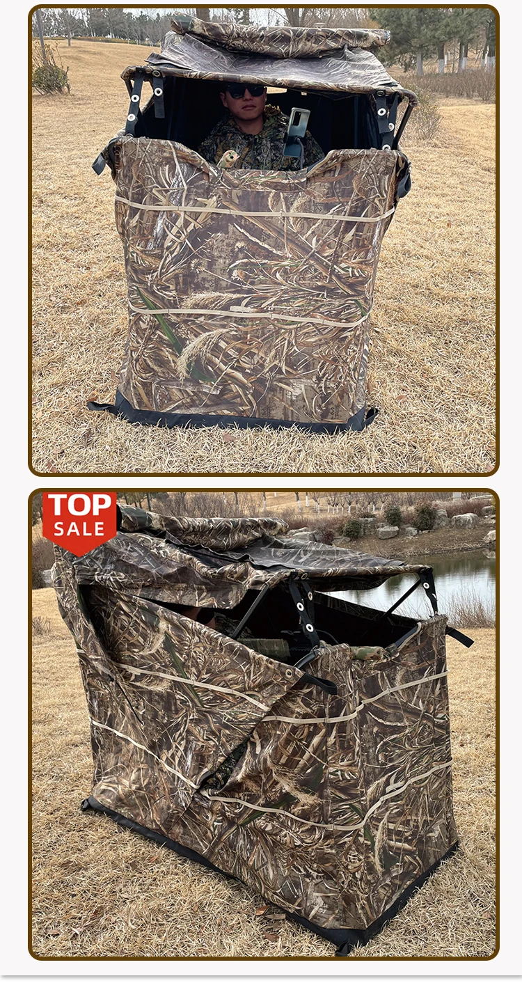 Hitop Custom One Person Waterproof Shooting Camouflage Blind Duck