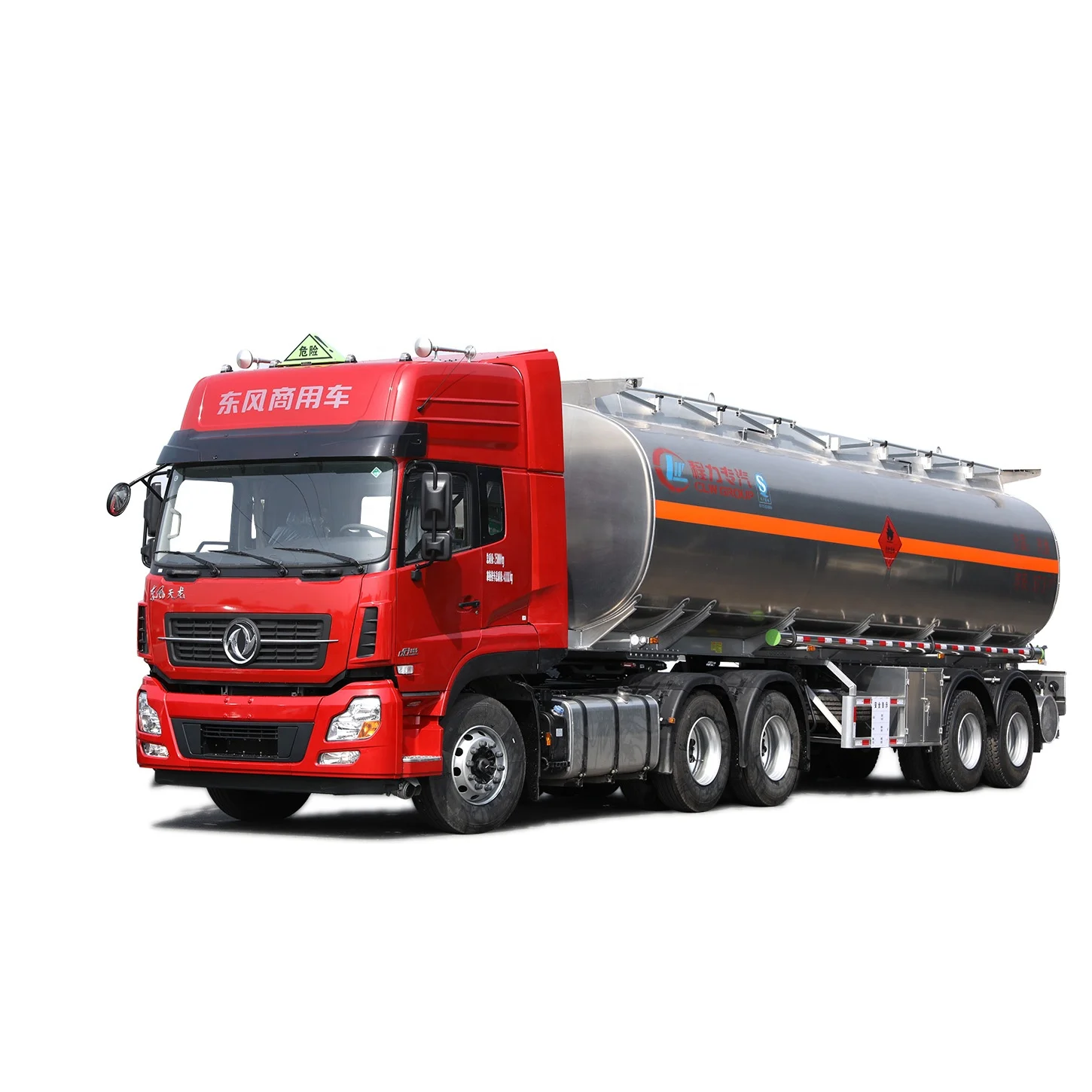 High Quality Fuel Tank Semi Trailer  Tri-axles  50 Cbm Aluminum Alloy Fuel Tanker Trailer for Diesel /Petrol  Delivery
