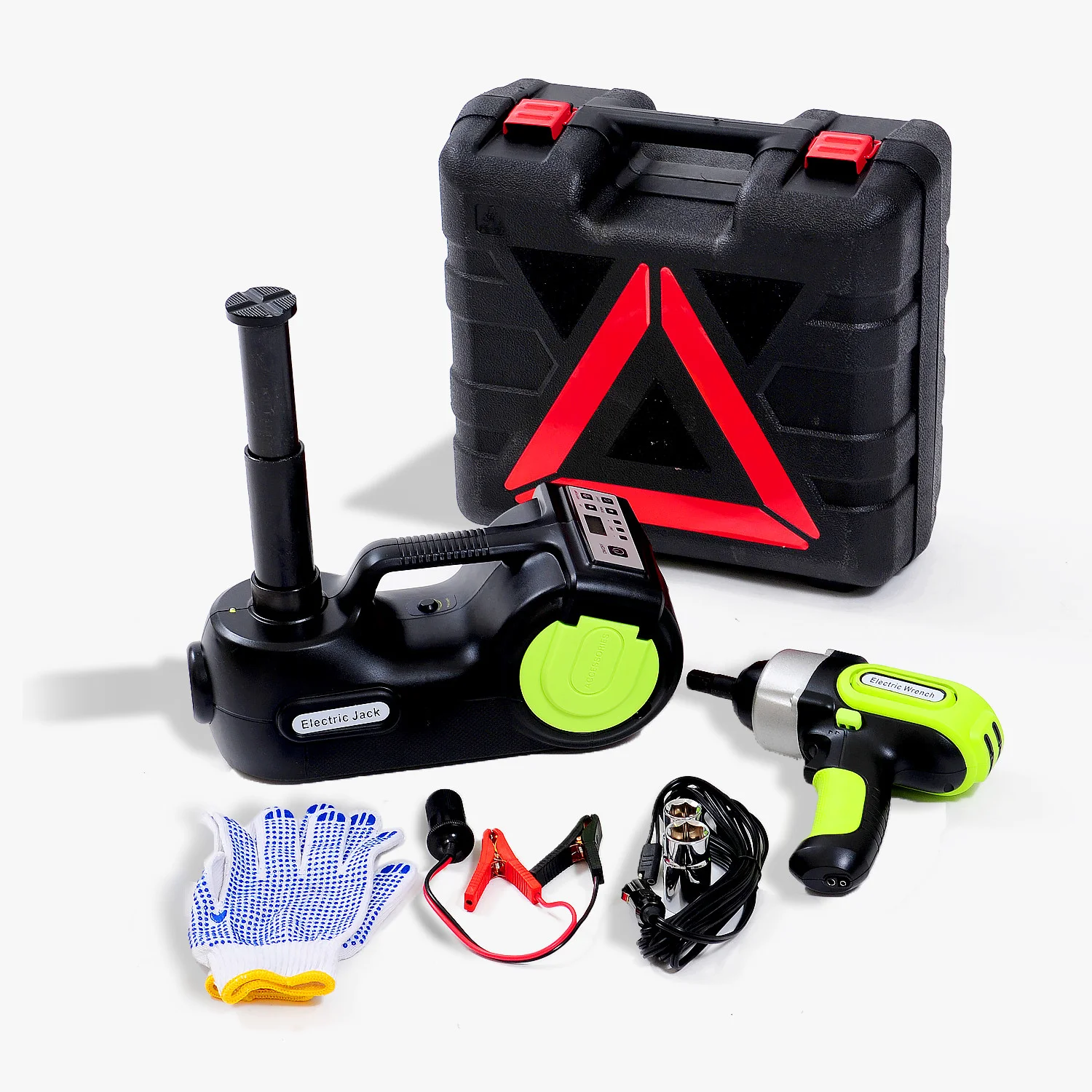 PCMOS Multi-functional Electric 5T Car Jack With Car Air Compressor Led Light and Wrench Car Repair Tools Kit - view 5