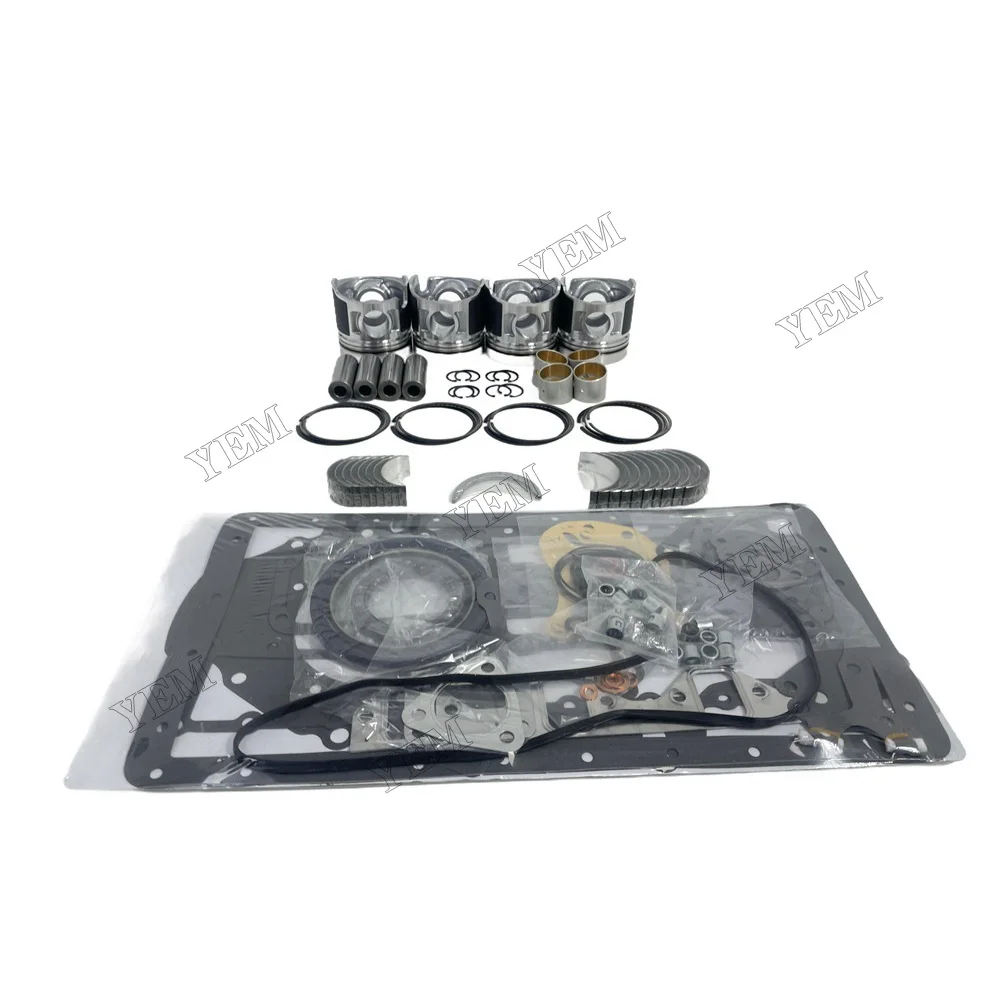 Overhaul Kit With Cylinder Gaskets Piston Rings Bearings Fit for Mitsubishi D04F Engine Parts 3