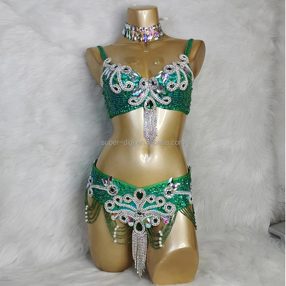 Professional Belly Dance Clothing for Indian Performance Outfits Bollywood  Dancer Stage show women singer bikini costume| Alibaba.com