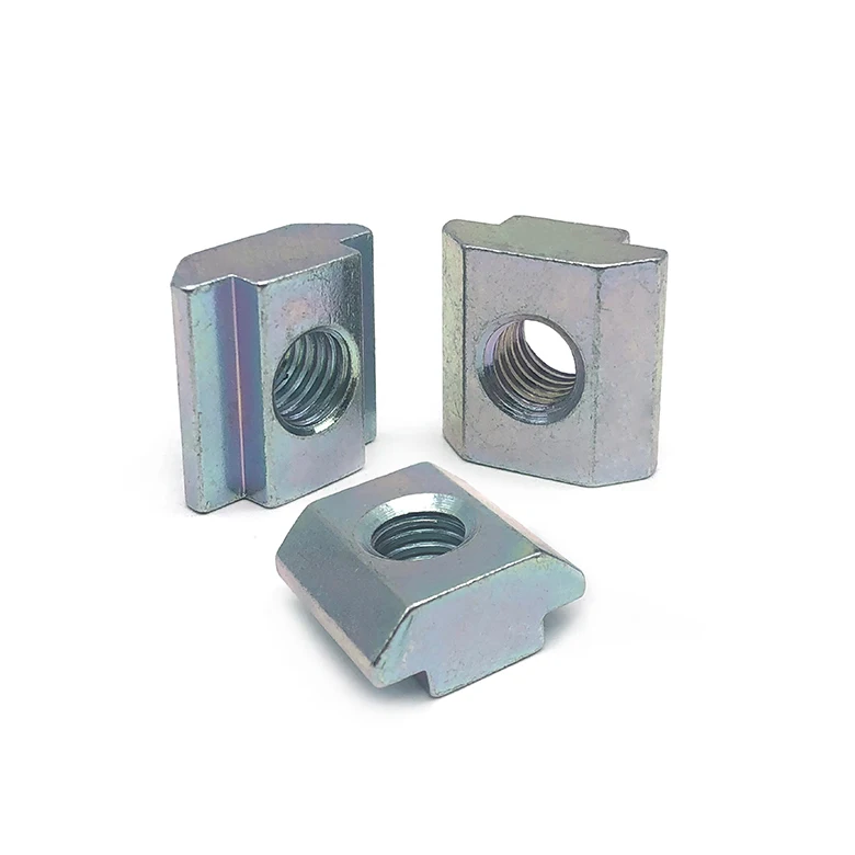 t-nut stainless steel hammer head drop in t-nut for aluminium profile Zinc plated slot t sliding nut