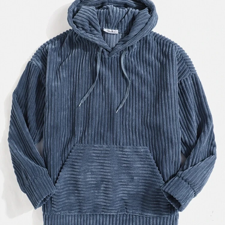【ANGLAN】Corduroy Hood Padded Jumper ANGLAN】Corduroy Hood Padded Jumper