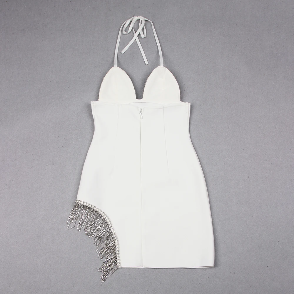 FRINGE DETAIL BODYCON DRESS