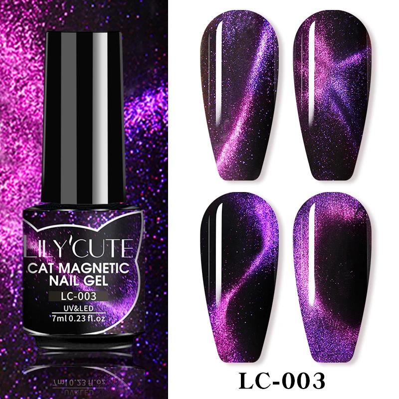 LILYCUTE 20 pz/set 9D Set di smalti per unghie in Gel magnetico