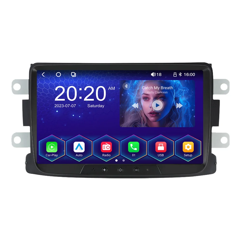 MEKEDE SS10 Linux System IPS Touch Screen Car Player for 8inch Renault Dacia Support Rear Camera DAB FM AM