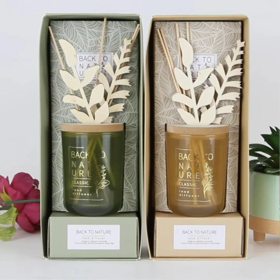 Factory Manufacturers Exquisite Design 100ml Aromatherapy Gift Sets Reed Diffuser Air Cleaner