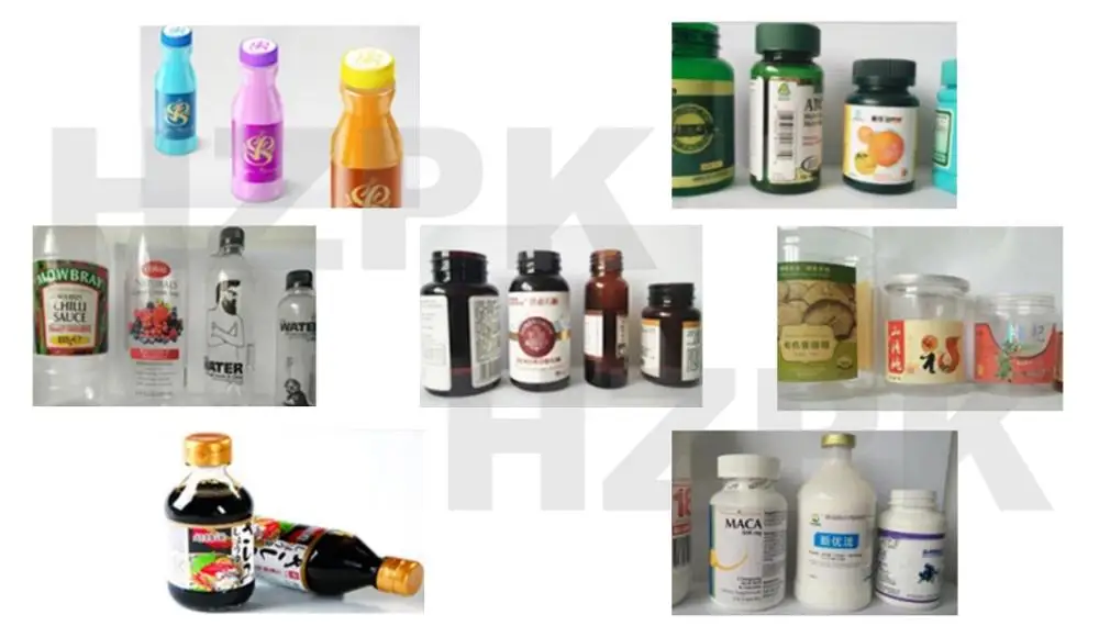 
 HZPK флакон Пневматический Ручной моющий аппарат для чистки меда пэт пластиковых стеклянных бутылок банка с закручивающейся крышкой укупорочная машина  