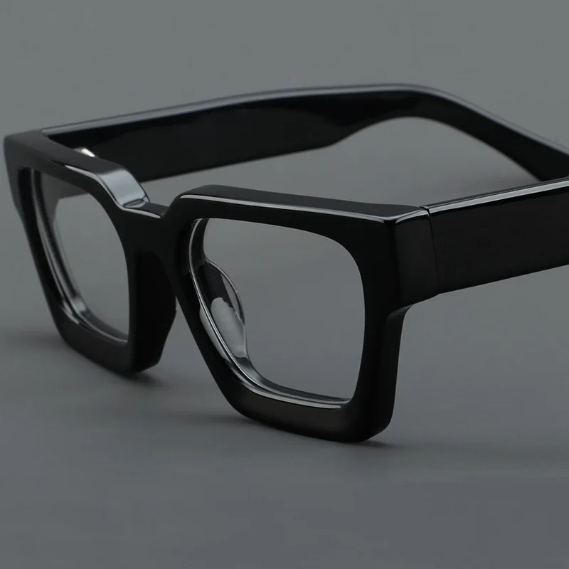 2026 Customized Logo Fashion Optical Glasses Frame Men Wholesale Handmade Eyewear Retro High Quality Acetate Eyeglasses Frame