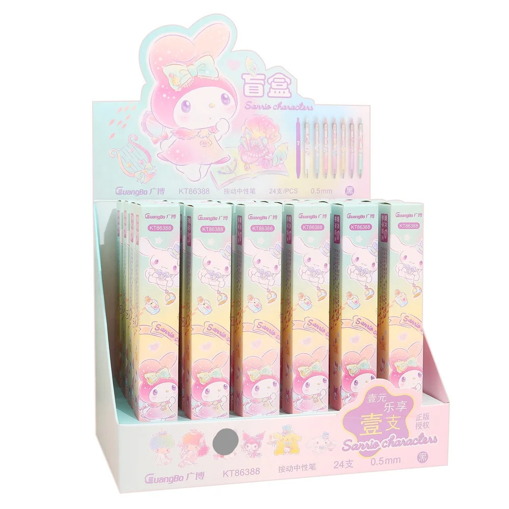 Kuromi Mymelody Cinnamoroll Pochacco Pompompurin Neutral Pen Press The ...