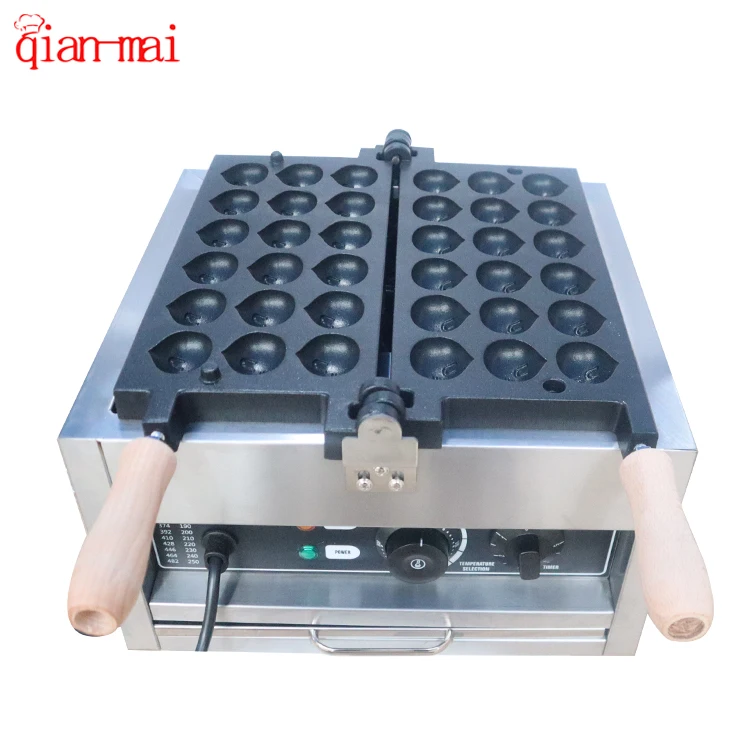 Chestnut Shape Waffle Maker Cover OEM Customized Interchangeable Wrap Power Cool Surface Food Adjustable Plate