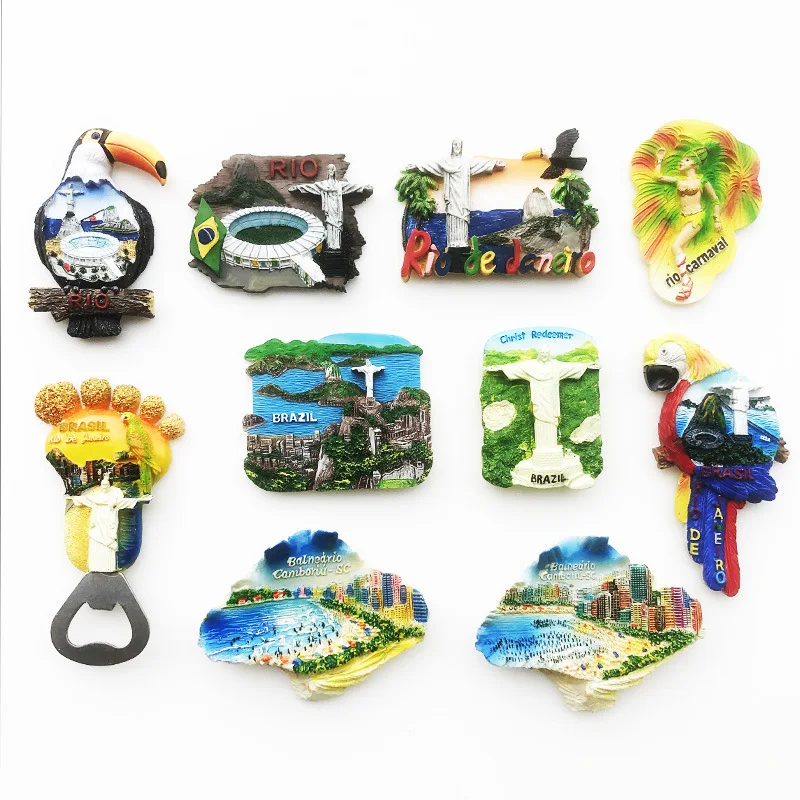 Belize Souvenir Fridge Magnet & Bottle Opener – 3D Resin Tourist Collectible, 9 X 5 Cm, Strong Magnet