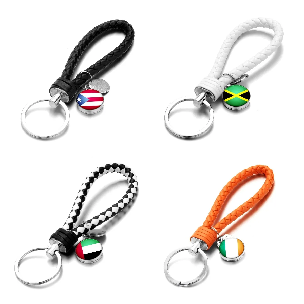 287 Countries National Country Flag Key Ring Souvenir Promotion Gift