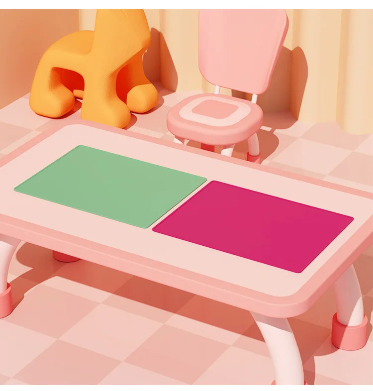 High-Temperature Resistant Non-Slip Square Silicone Placemat with Thickened Border Anti-Overflow Tablemat for Children supplier