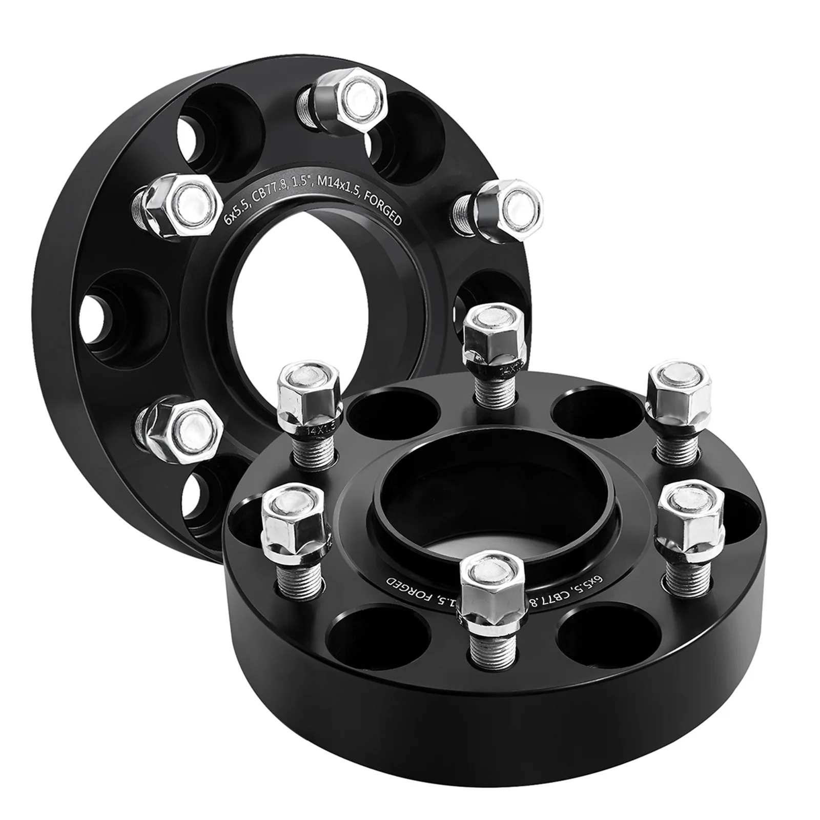 Yxq Custom Spacer Adapter 6*139.7 Black Aluminum Alloy Hub