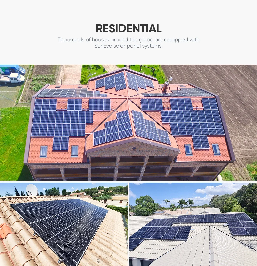 Sunevo High Efficiency Hjt Bifacial Solar Panel 500W 510W 520W Smart ...